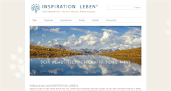 Desktop Screenshot of inspiration-leben.com